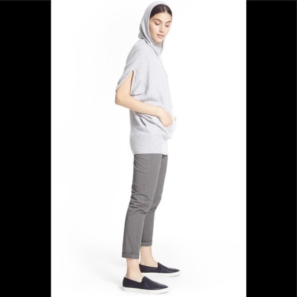 NWT Vince Stretch Cotton Boyfriend Trousers Sz 8 - Picture 2 of 6